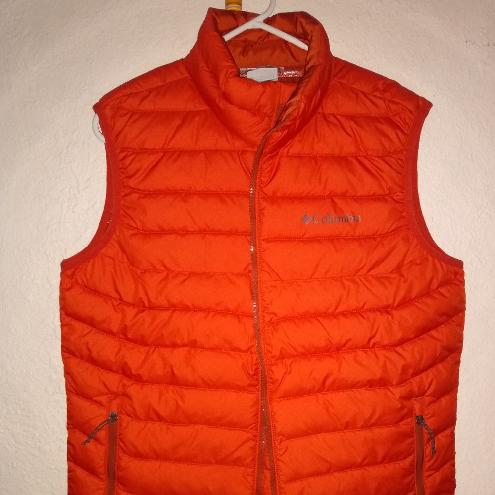 Men's Omni-heat Light-weight Columbia zip up vest